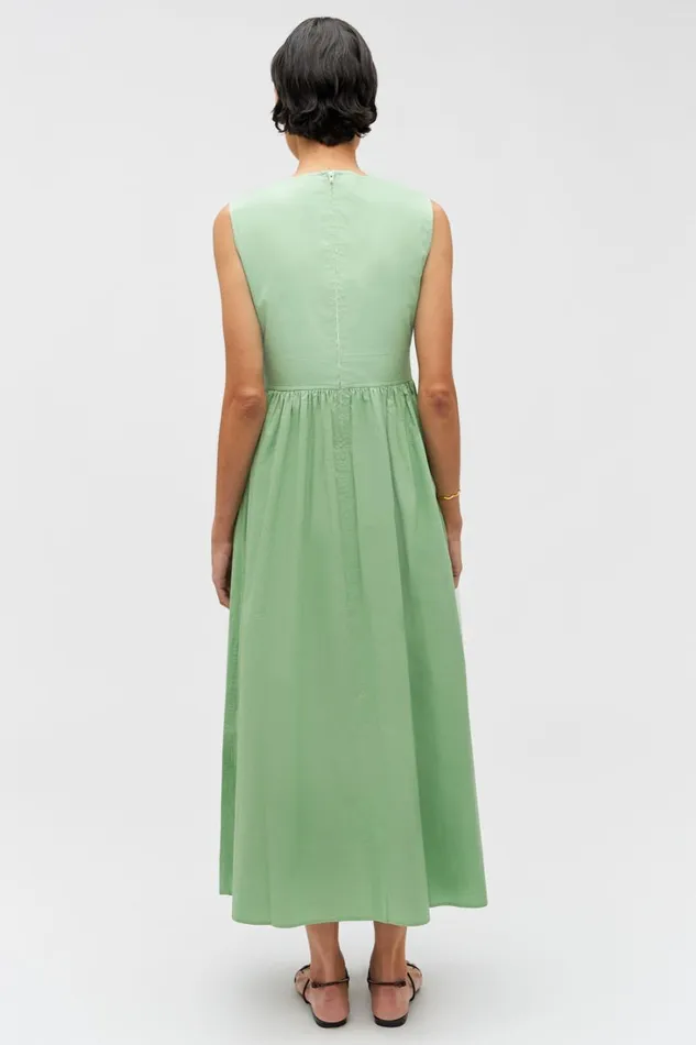 Oroton Poplin Sundress Mint Leaf Women Dresses Oroton Poplin Sundress Mint Leaf Women Dresses