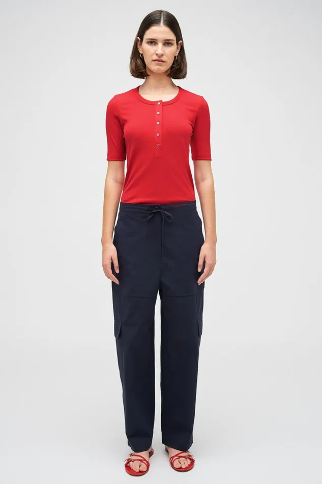 Oroton Scout Poplin Cargo Pant North Sea Women Pants Oroton Scout Poplin Cargo Pant North Sea Women Pants