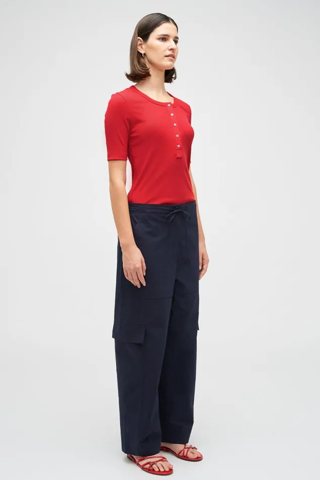 Oroton Scout Poplin Cargo Pant North Sea Women Pants Oroton Scout Poplin Cargo Pant North Sea Women Pants