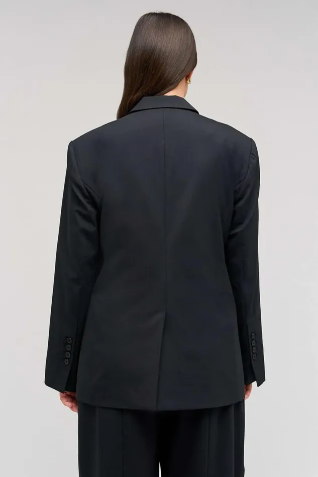 Oroton Wrap Blazer Black Women Suiting Oroton Wrap Blazer Black Women Suiting