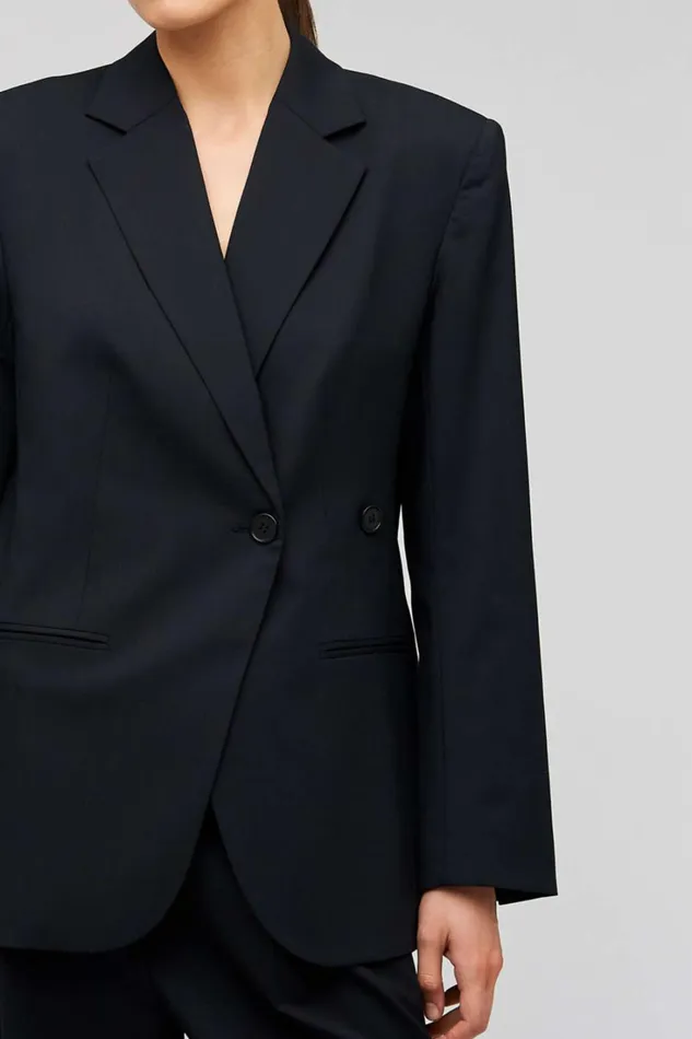Oroton Wrap Blazer Black Women Suiting Oroton Wrap Blazer Black Women Suiting