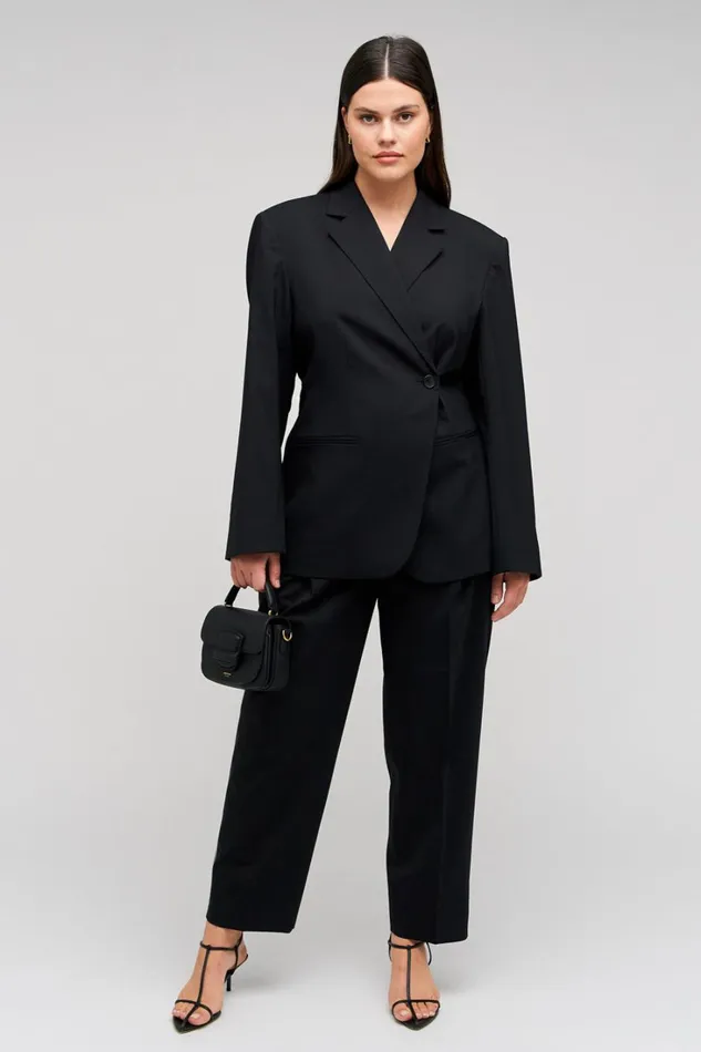 Oroton Wrap Blazer Black Women Suiting Oroton Wrap Blazer Black Women Suiting
