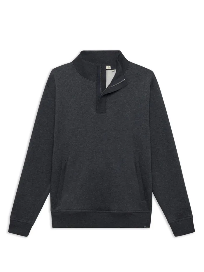 Outerwear Men Tasc Performance Hudson Fleece Henley Pullover Sweatshirt
