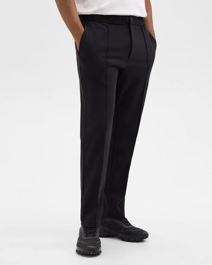 Pants Men Theory Curtis Drawstring Pant In Precision Ponte Black Pants Men Theory Curtis Drawstring Pant In Precision Ponte Black