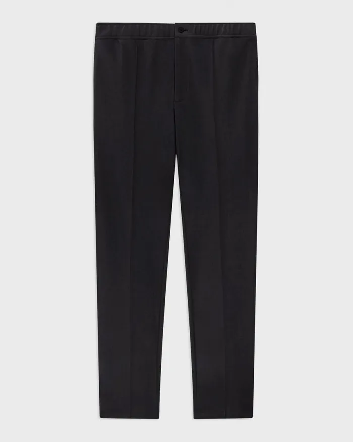 Pants Men Theory Curtis Drawstring Pant In Precision Ponte Black Pants Men Theory Curtis Drawstring Pant In Precision Ponte Black