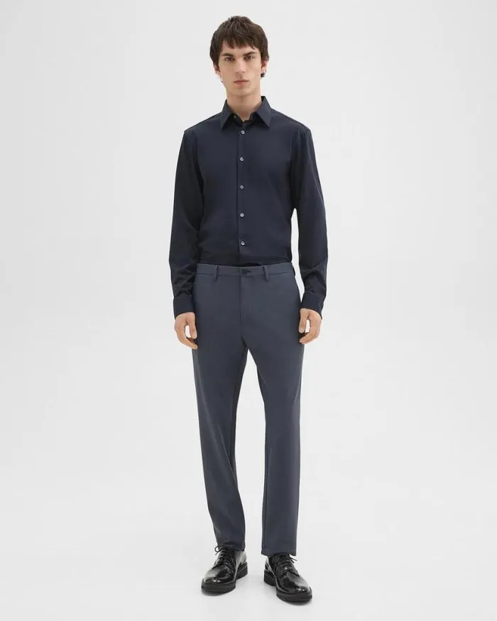 Pants Men Theory Zaine Pant In Precision Ponte Basalt