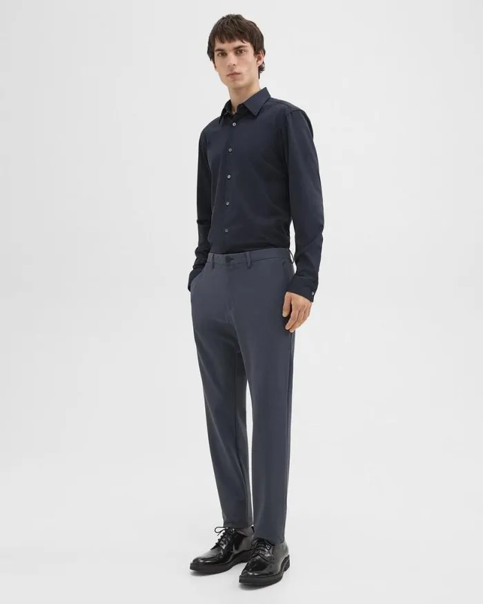 Pants Men Theory Zaine Pant In Precision Ponte Basalt Pants Men Theory Zaine Pant In Precision Ponte Basalt