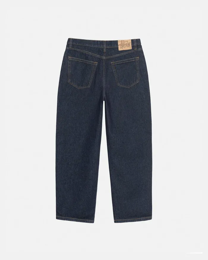 Pants MenWomen Stussy BIG OL039 JEAN DENIM Rinsed Indigo Pants MenWomen Stussy BIG OL039 JEAN DENIM Rinsed Indigo