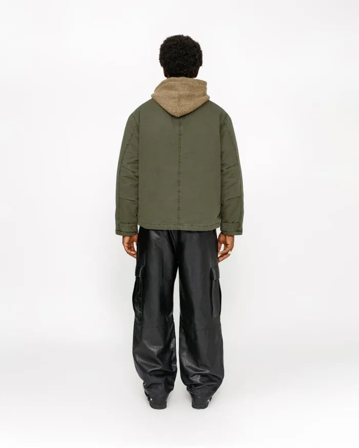 Pants MenWomen Stussy MILITARY CARGO LEATHER PANT Black Pants MenWomen Stussy MILITARY CARGO LEATHER PANT Black