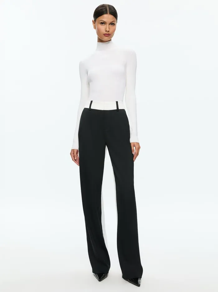 Pants Women Alice Olivia Alexander Trouser Blackoff White