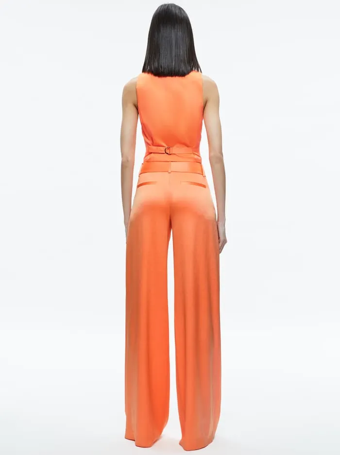 Pants Women Alice Olivia Eric Low Rise Pant Coral