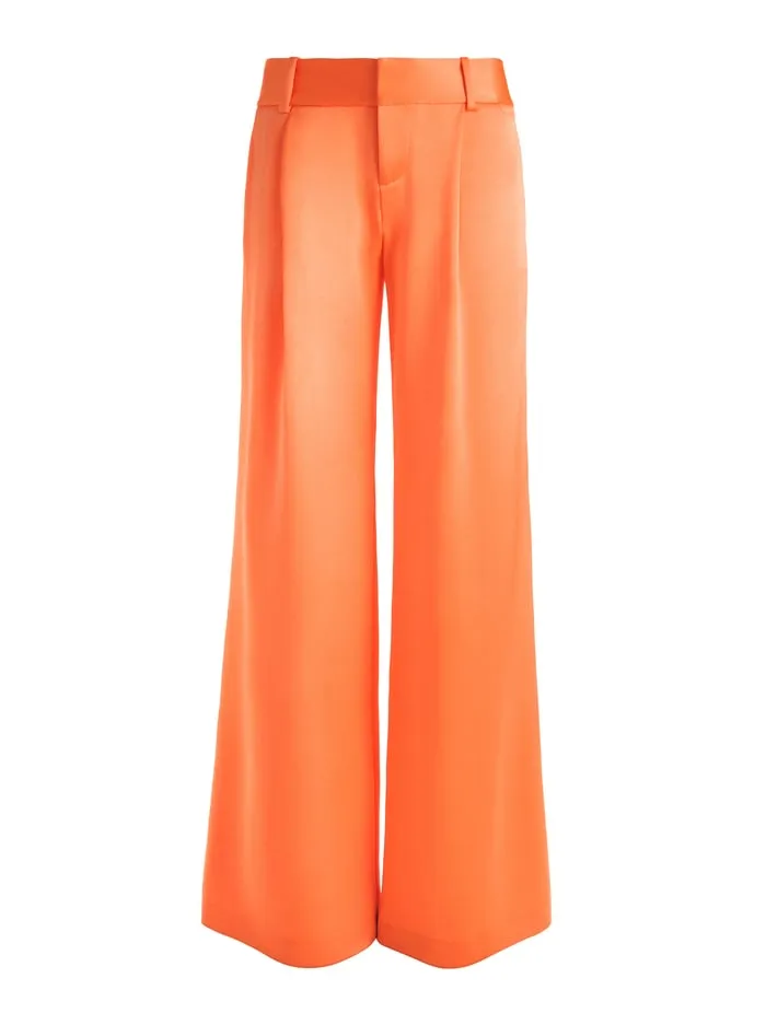 Pants Women Alice Olivia Eric Low Rise Pant Coral