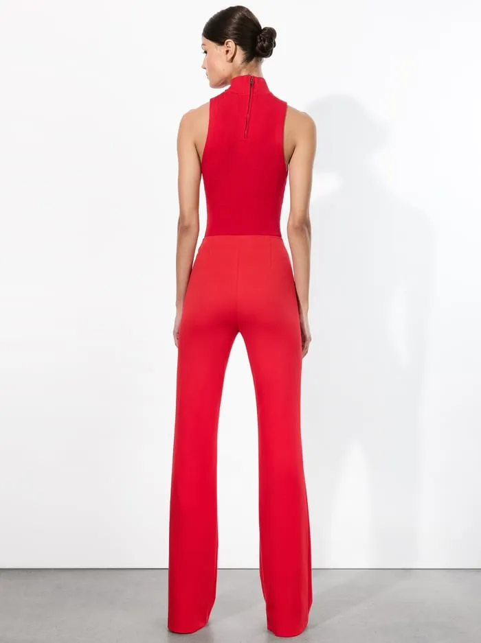 Pants Women Alice Olivia Yuki Trouser Bright Ruby