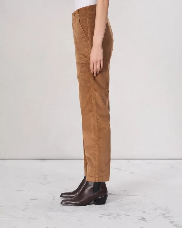 Pants Women Rag and Bone Leyton Corduroy Pant Chestnut