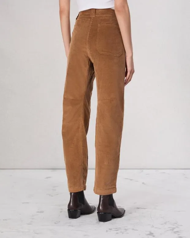 Pants Women Rag and Bone Leyton Corduroy Pant Chestnut
