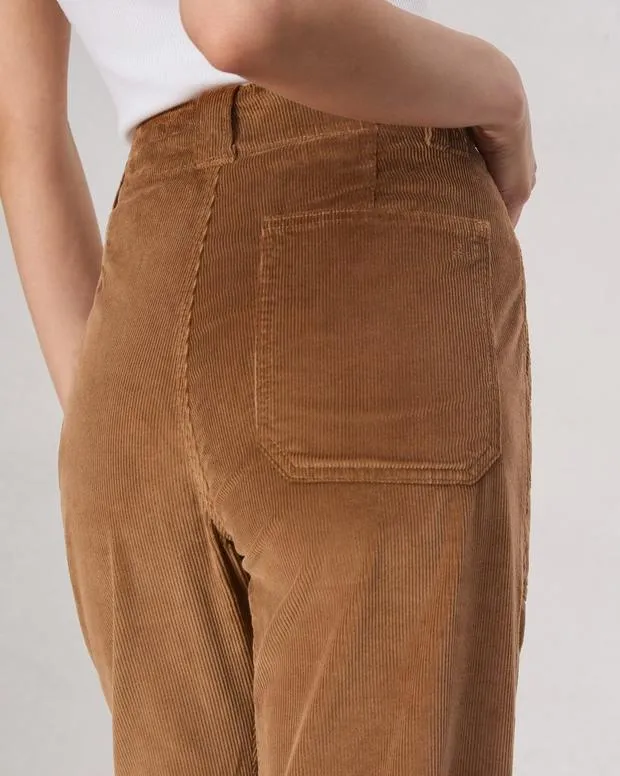 Pants Women Rag and Bone Leyton Corduroy Pant Chestnut
