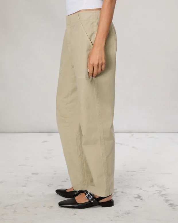 Pants Women Rag and Bone Leyton Cotton Pant Khaki