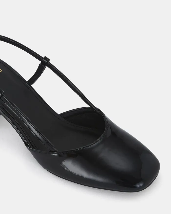 Party IYLA Black Patent Pumps 8211 NOVO Shoes Women