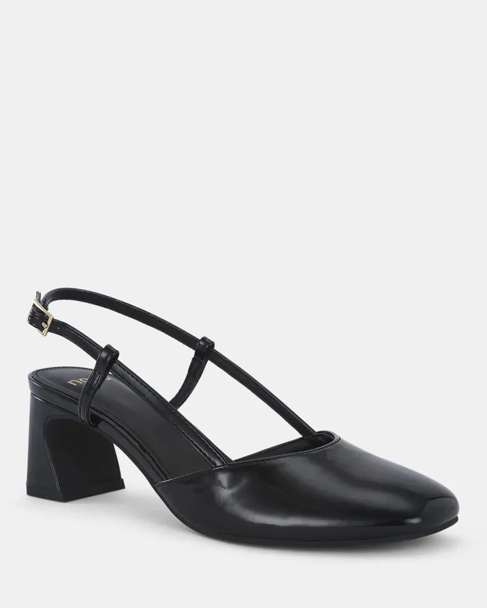 Party IYLA Black Patent Pumps 8211 NOVO Shoes Women