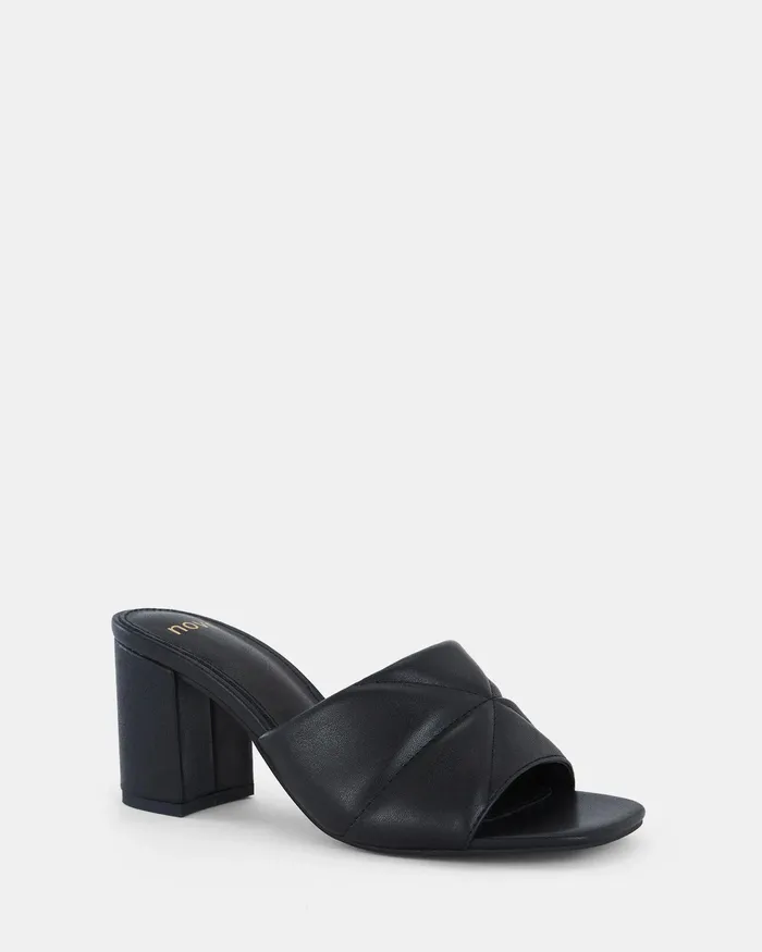 Party NOVO Shoes Women FINNICK BLACK Block Heels