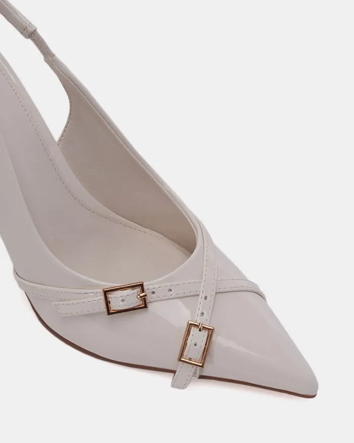 Party Women IGGI White Patent Pumps NOVO Shoes