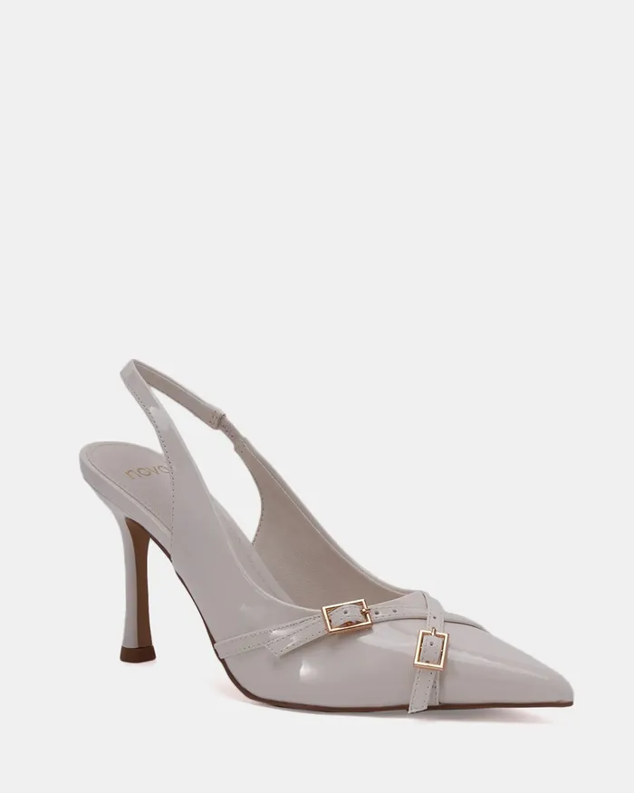 Party Women IGGI White Patent Pumps NOVO Shoes