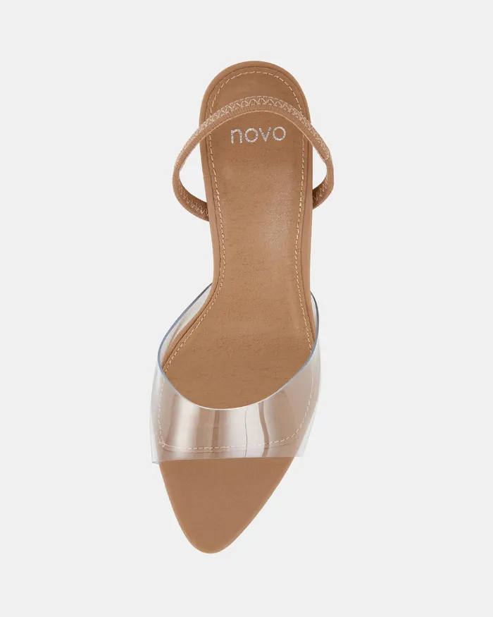 Party Women MADONNA CAMEL High Heels NOVO Shoes