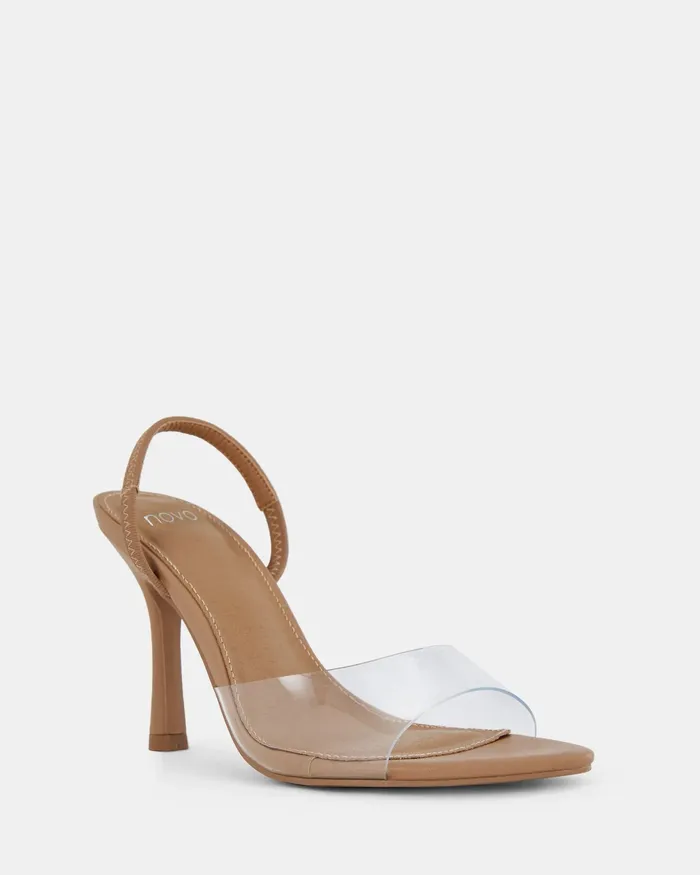 Party Women MADONNA CAMEL High Heels NOVO Shoes