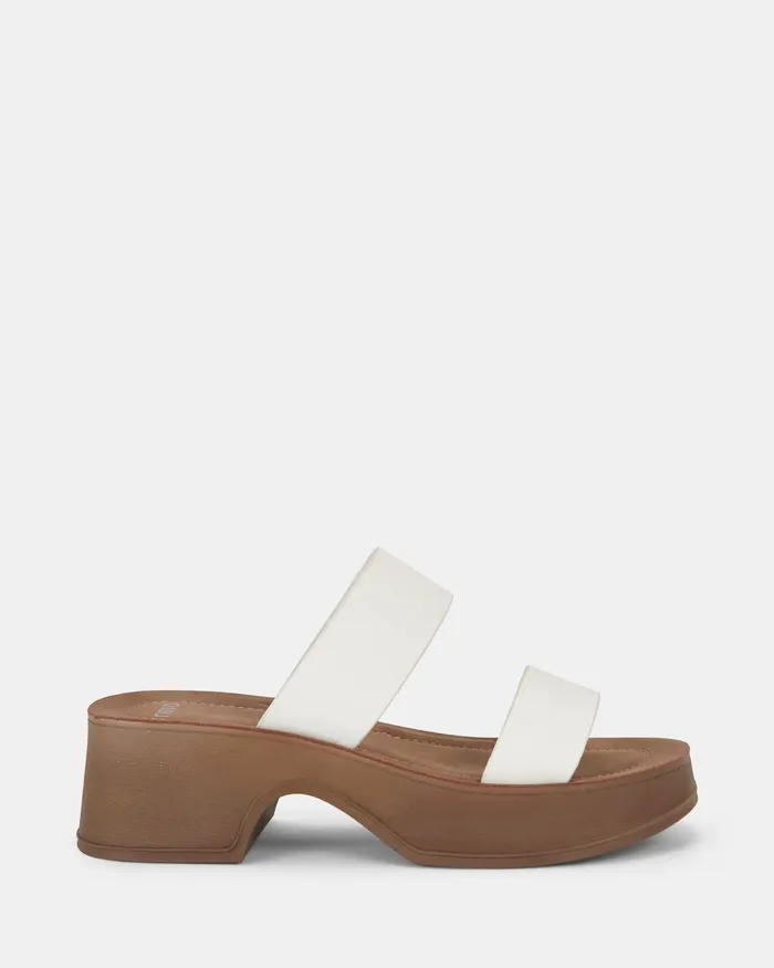 Party Women UGENTO WHITE Strappy Sandals NOVO Shoes
