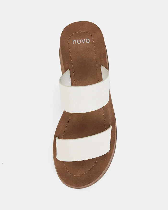 Party Women UGENTO WHITE Strappy Sandals NOVO Shoes