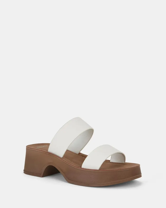 Party Women UGENTO WHITE Strappy Sandals NOVO Shoes