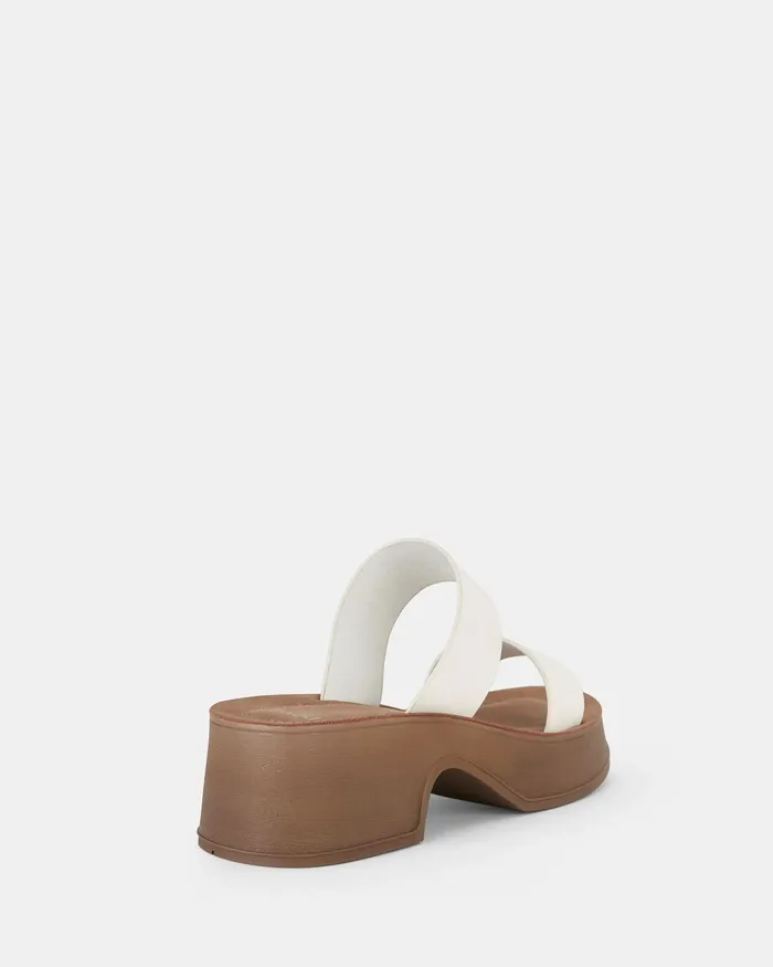 Party Women UGENTO WHITE Strappy Sandals NOVO Shoes
