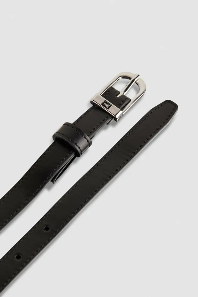 Patrizia Pepe Belts LowWaist Smooth Leather Belt Black 8211 Women