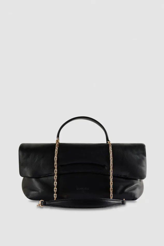Patrizia Pepe Crossbodys Fly Bamby Leather Shoulder Bag Black 8211 Women