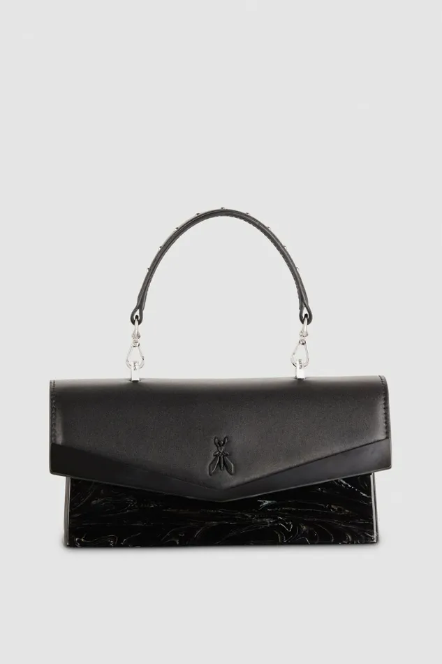 Patrizia Pepe Crossbodys Fly Bamby Shoulder Bag With Chain Black 8211 Women