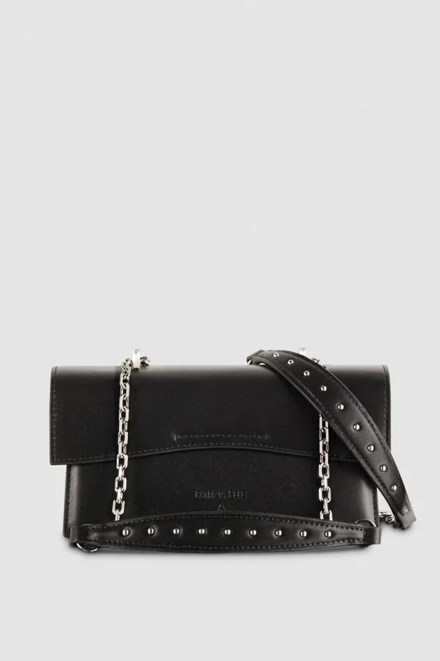 Patrizia Pepe Crossbodys Fly Bamby Shoulder Bag With Chain Black 8211 Women