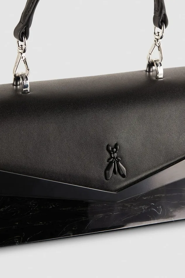 Patrizia Pepe Crossbodys Fly Bamby Shoulder Bag With Chain Black 8211 Women