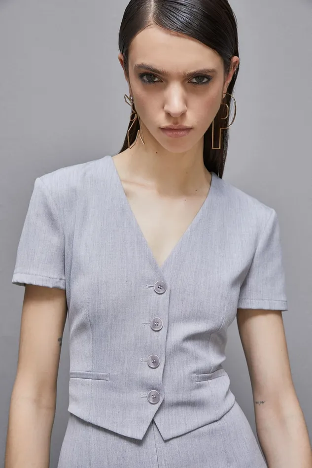 Patrizia Pepe Dresses Sleeveless Midi Dress In Poly Viscose Grey 8211 Women