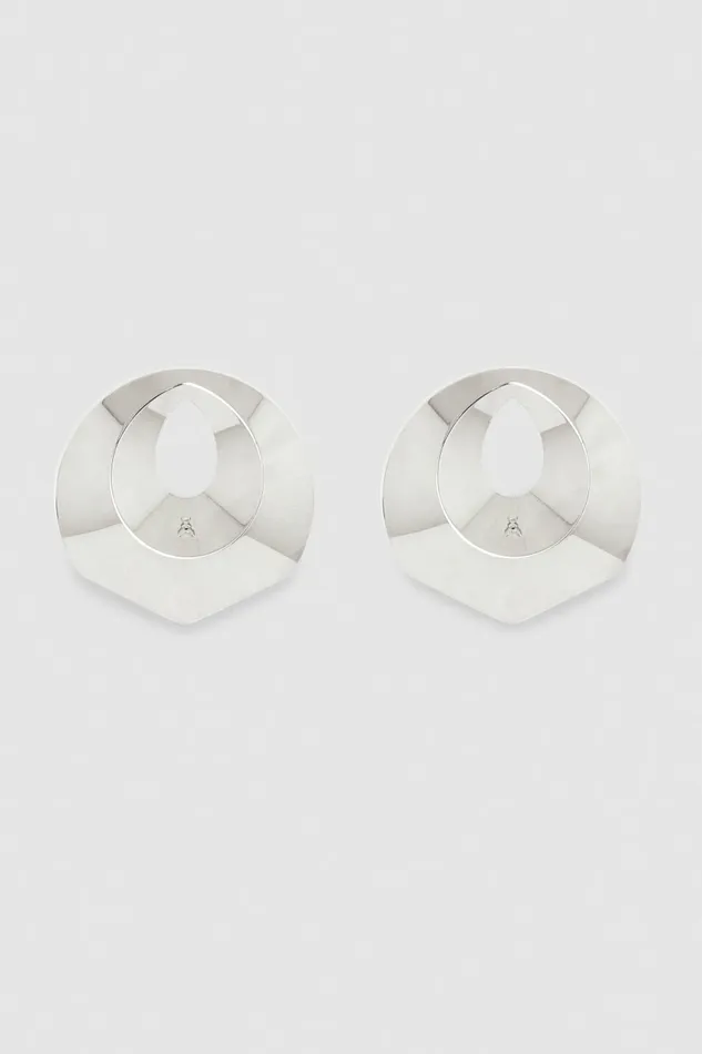 Patrizia Pepe Earrings Hoop Earrings Silver 8211 Women