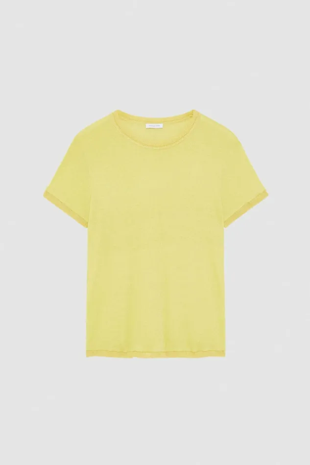 Patrizia Pepe Knitwear Essential ShortSleeved Sweater Yellow 8211 Women