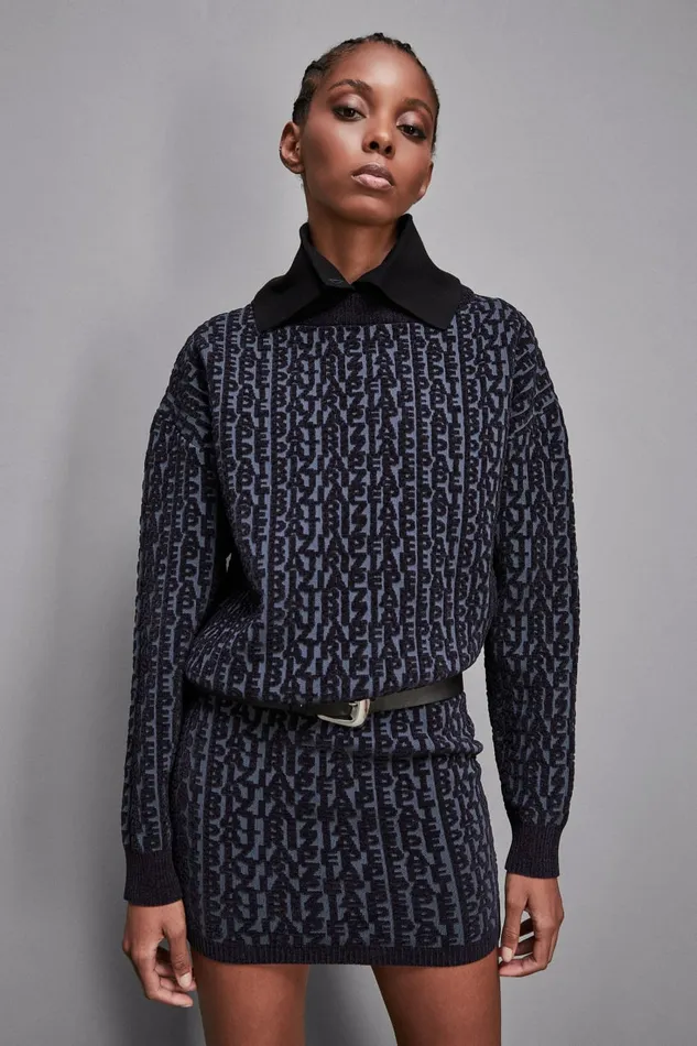 Patrizia Pepe Knitwear Soft Polyester Sweater Blue 8211 Women
