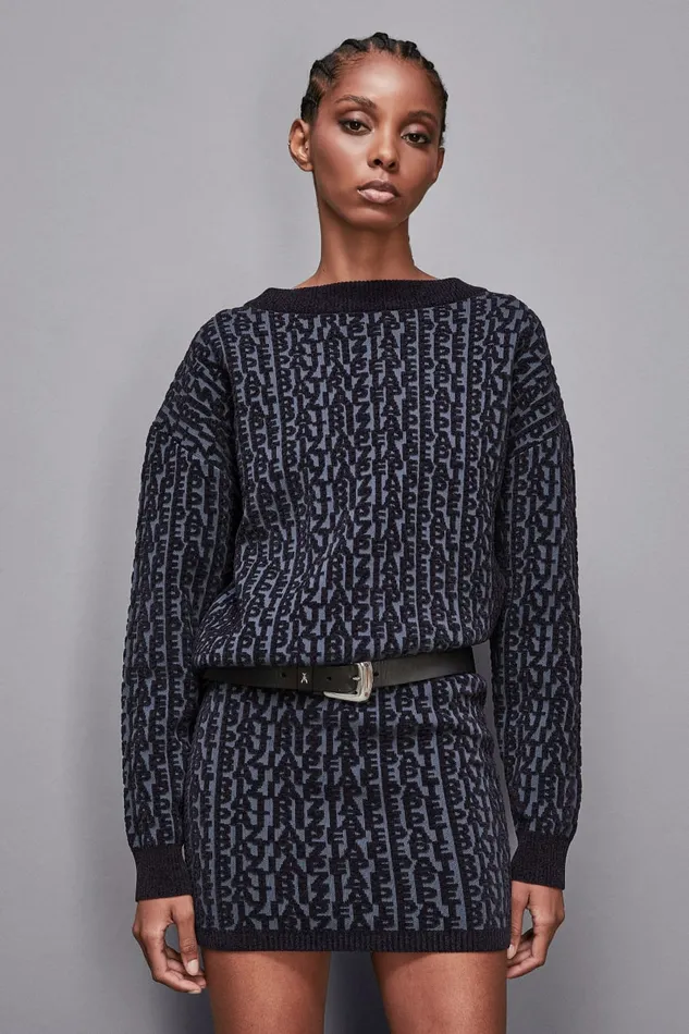 Patrizia Pepe Knitwear Soft Polyester Sweater Blue 8211 Women