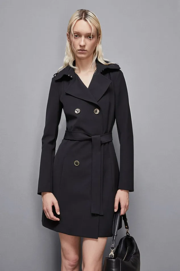 Patrizia Pepe Outerwear Trench Black 8211 Women