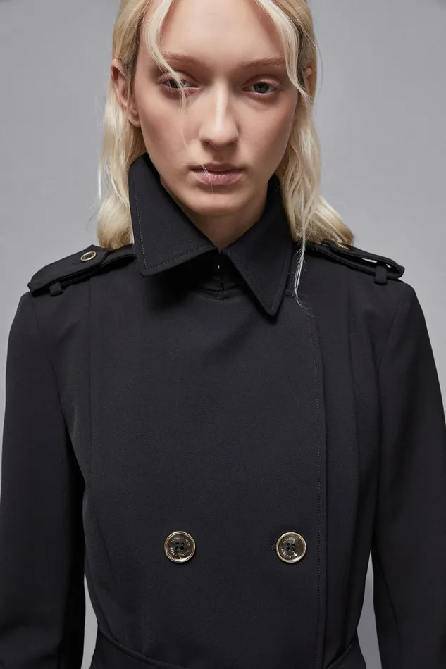 Patrizia Pepe Outerwear Trench Black 8211 Women
