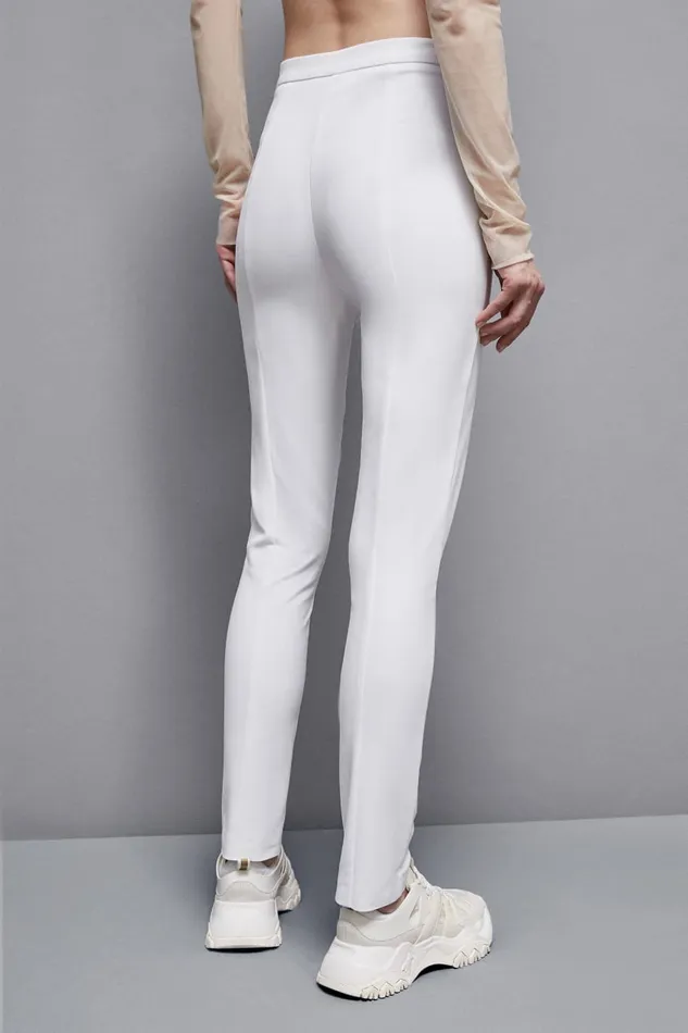 Patrizia Pepe Tailleur Slim Pants White 8211 Women