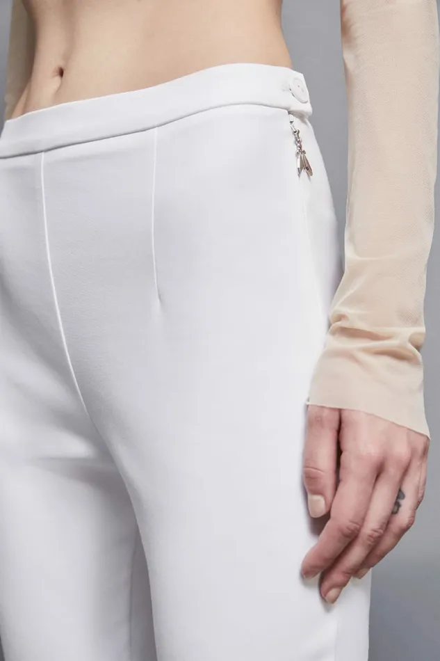 Patrizia Pepe Tailleur Slim Pants White 8211 Women