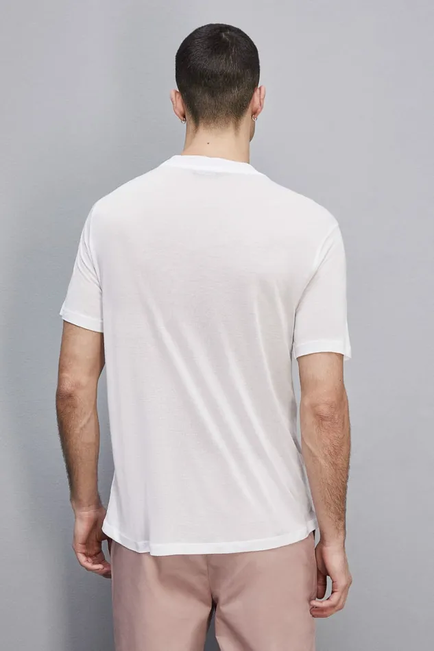 Patrizia Pepe Tops and Shirts Short Sleeve Jersey TShirt White 8211 Men