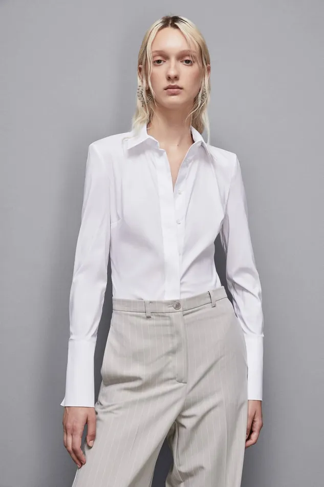 Patrizia Pepe Tops Shirt Bodysuit White 8211 Women