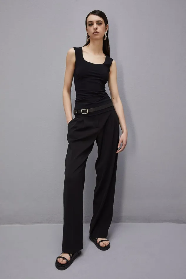 Patrizia Pepe Tops Stretch Jersey Tank Top Black 8211 Women