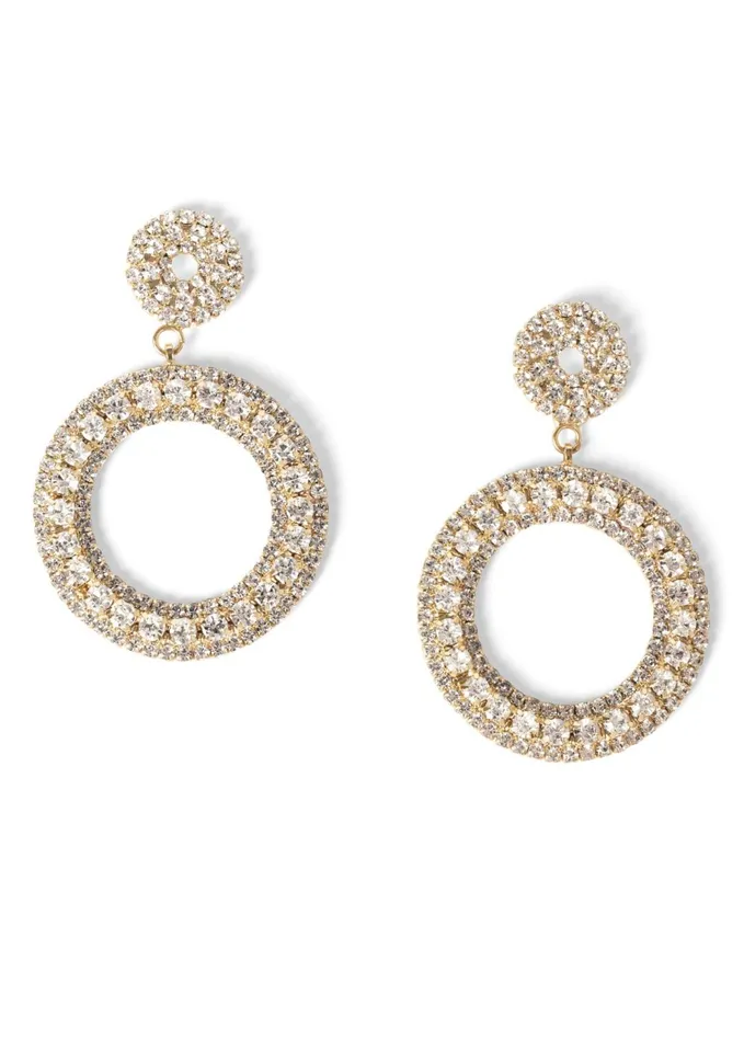 PAVE STATEMENT EARRINGS Gold Women VENUS Earrings